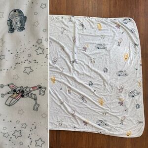 Milk Snob Star Wars Galaxy Blanket Baby Receiving Swaddle Soft 32 X 37 Boy Girl